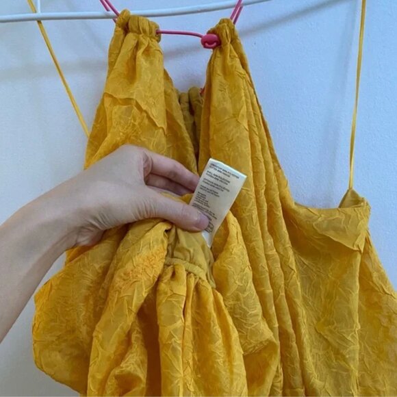 By Anthropologie Halter Parachute Bubble-Hem Tank XS - Picture 7 of 8